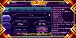 App chơi xổ số uy tín GO99